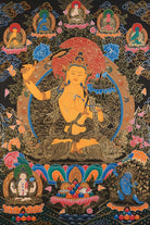 Handpainted Manjushree Thangka Painting.