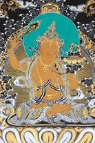 Manjushri Thangka can enhance intellect, clarity of thinking, and understanding of the true nature of things.