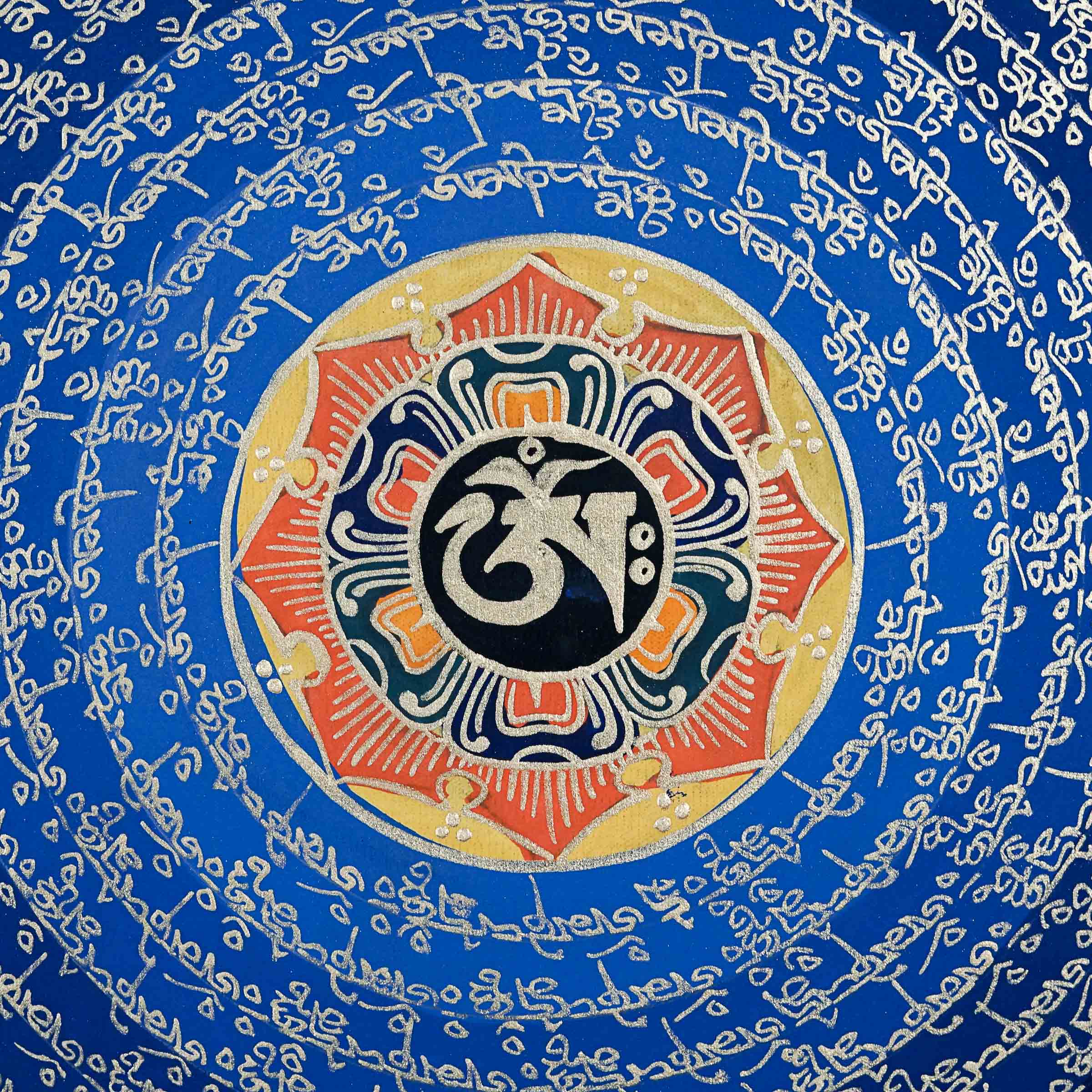 Mantra Mandala Thangka Painting-Tibetan Art