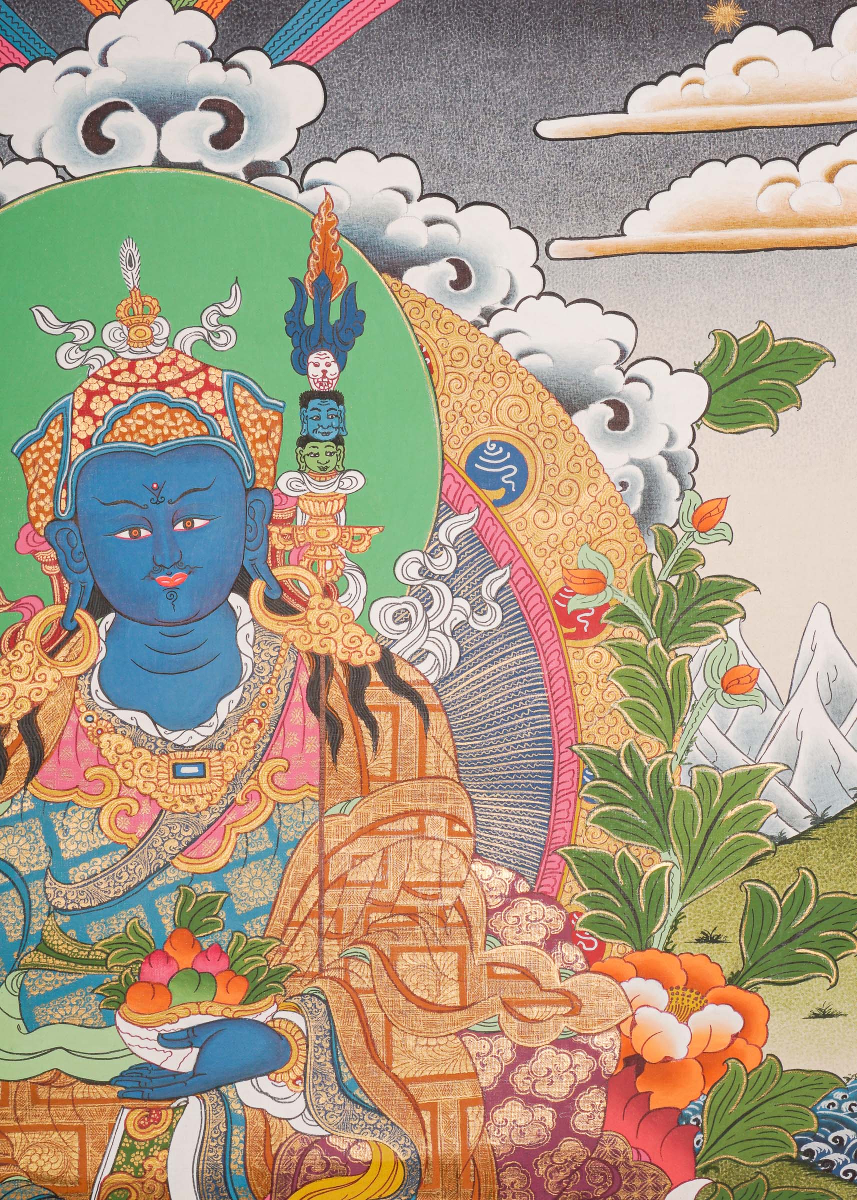 Medicine Guru Thangka Painting/Medicine Buddha