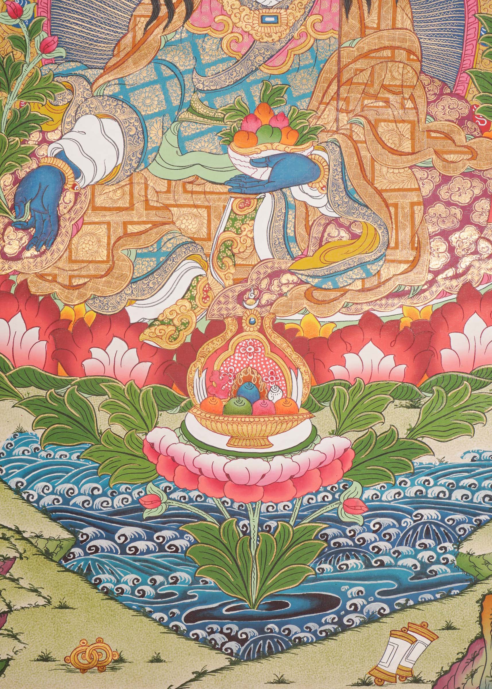 Medicine Guru Thangka Painting/Medicine Buddha