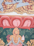 Medicine Buddha Thangka - Handpainted Art