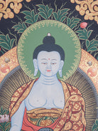 Medicine Buddha Thangka - Handpainted Art