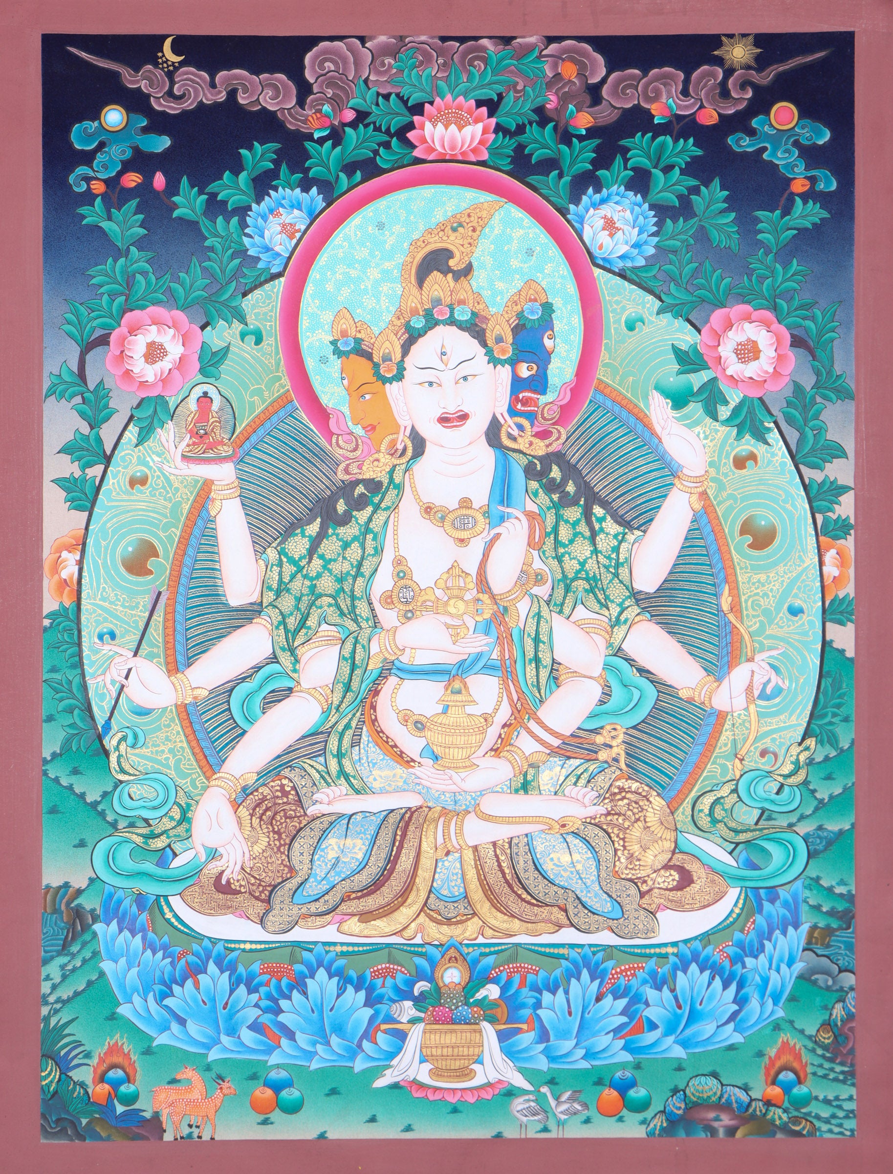 Namgyalma Thangka Painting | Shop Now – Lucky Thanka