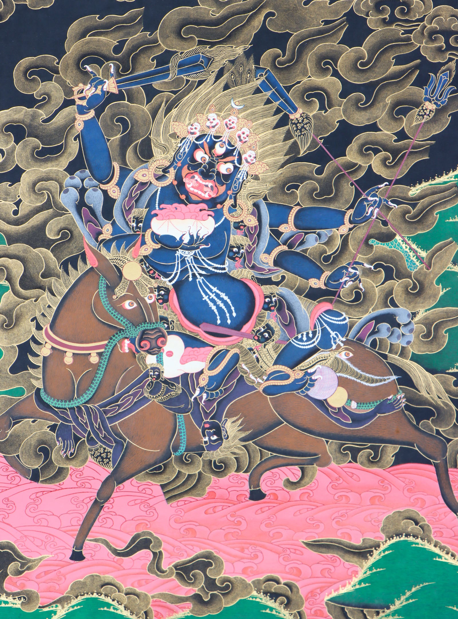Palden Lhamo Thangka for guidance and protection.