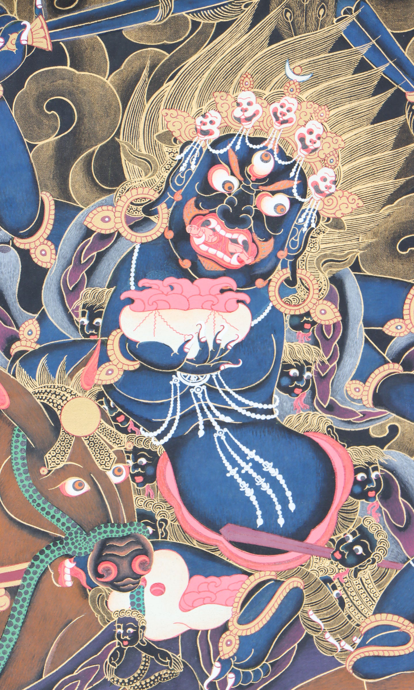 Palden Lhamo Thangka for guidance and protection.