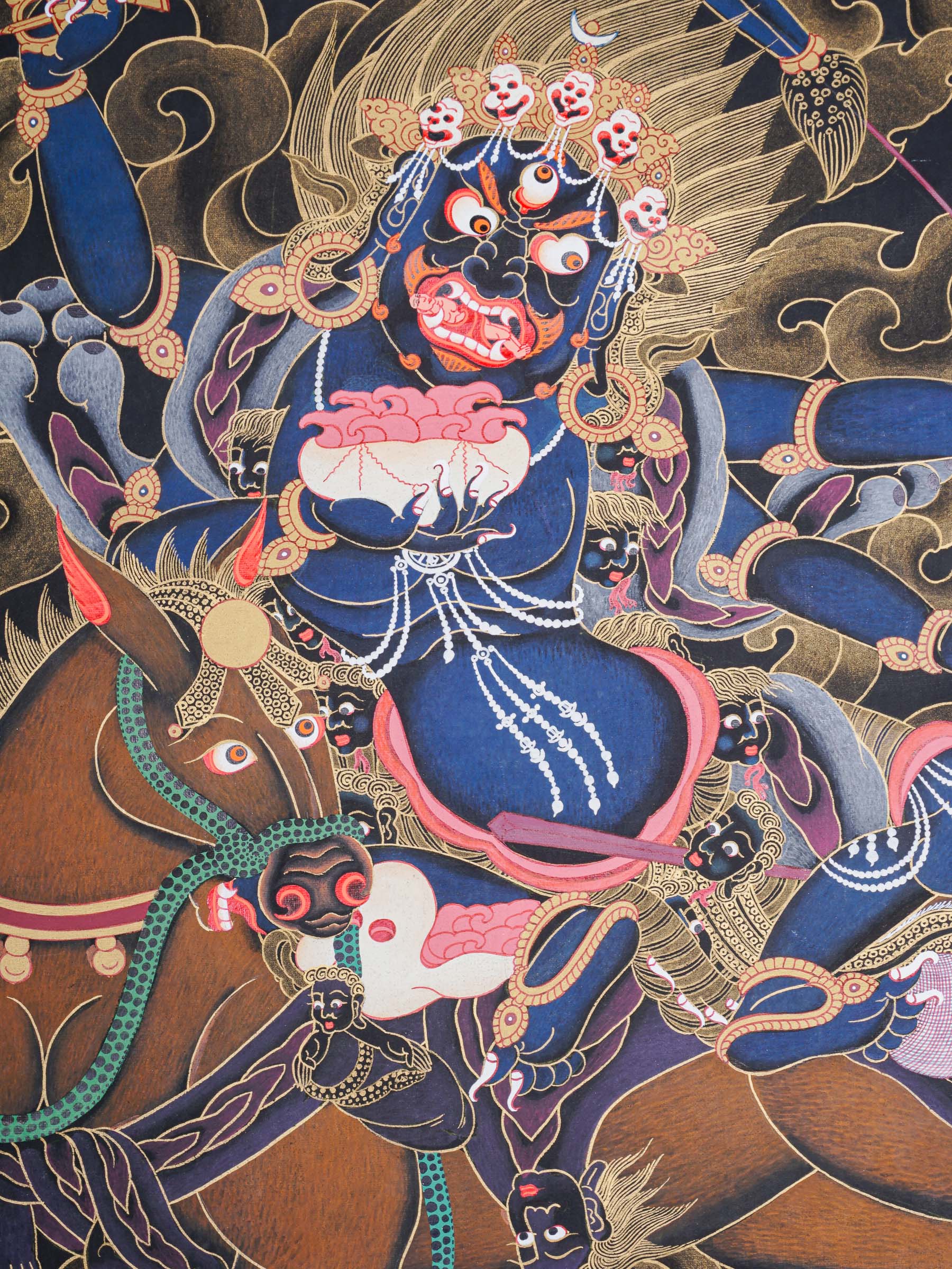 Palden Lhamo Thangka for guidance and protection.