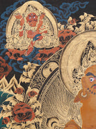  Pancha  Zambala Thangka Painting