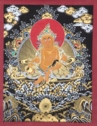 Kuber Thangka for meditation, prayer, and aspiration towards material and spiritual wealth.