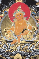 Kuber Thangka for meditation, prayer, and aspiration towards material and spiritual wealth.