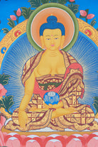 Shakyamuni Thangka for religious practices, ceremonies, and meditation.