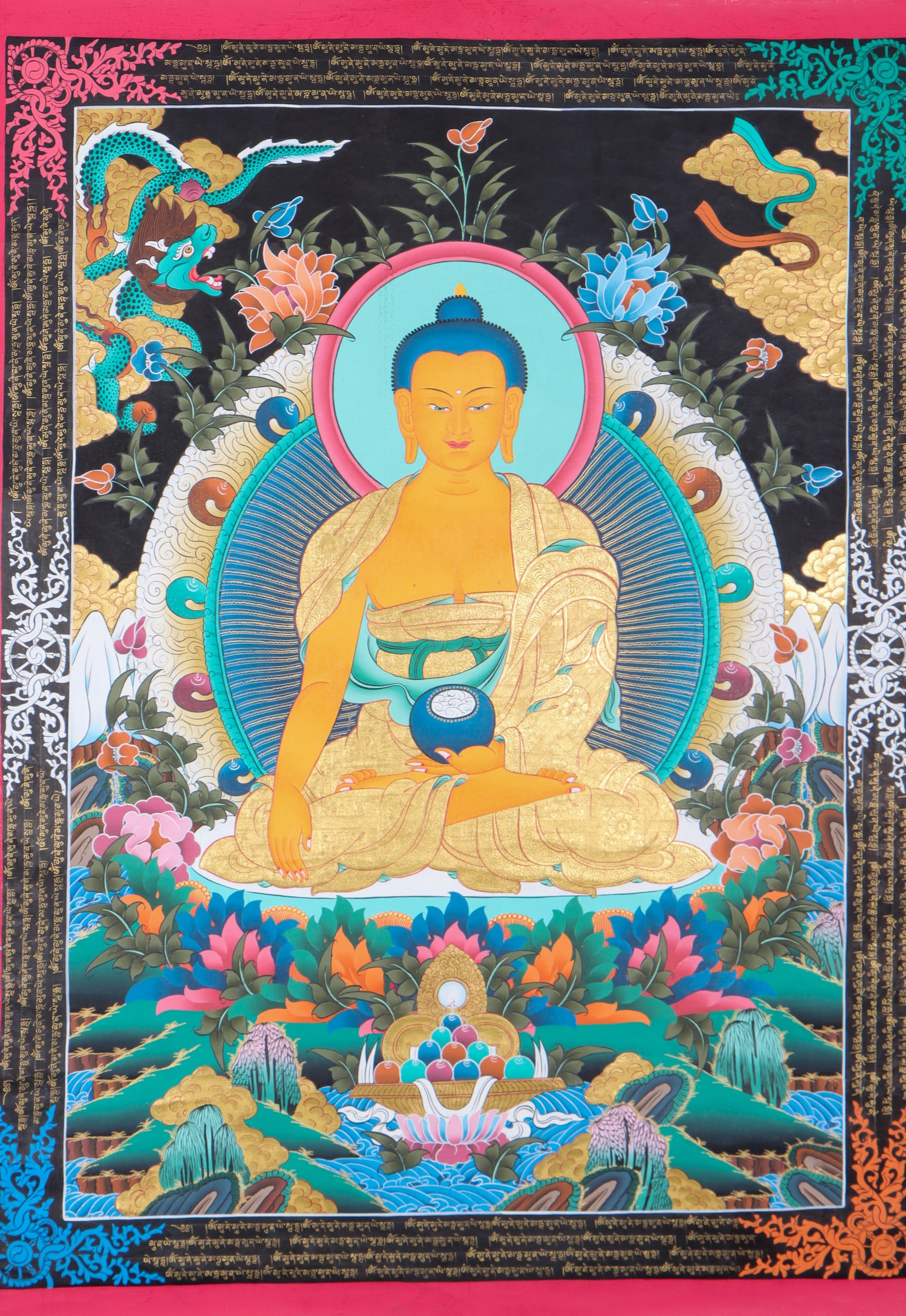 Shakyamuni Buddha Thangka for enlightment.