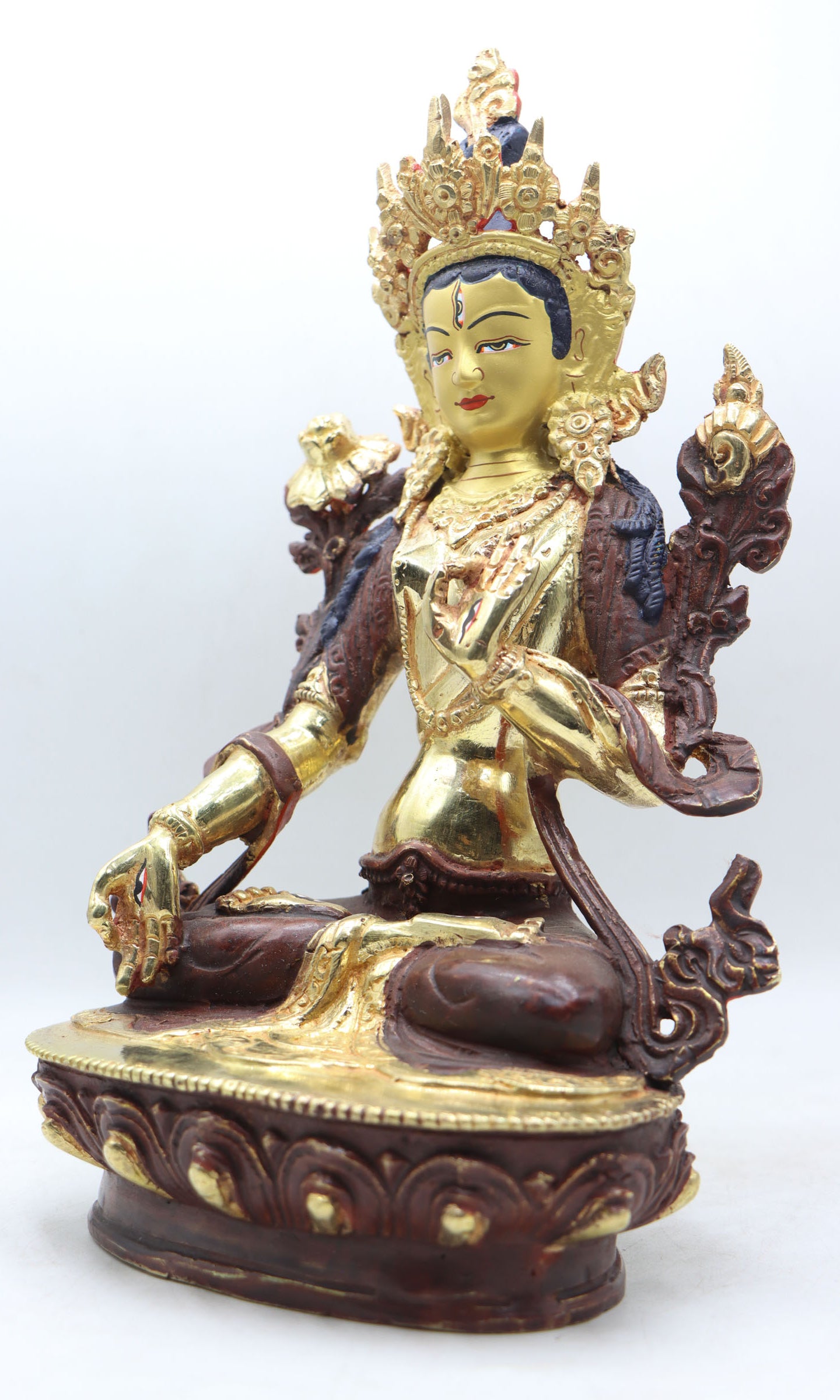 White Tara Statue for blessings, peace, and protection.
