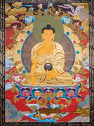 Shakyamuni Buddha Thangka Painting - Lucky Thanka