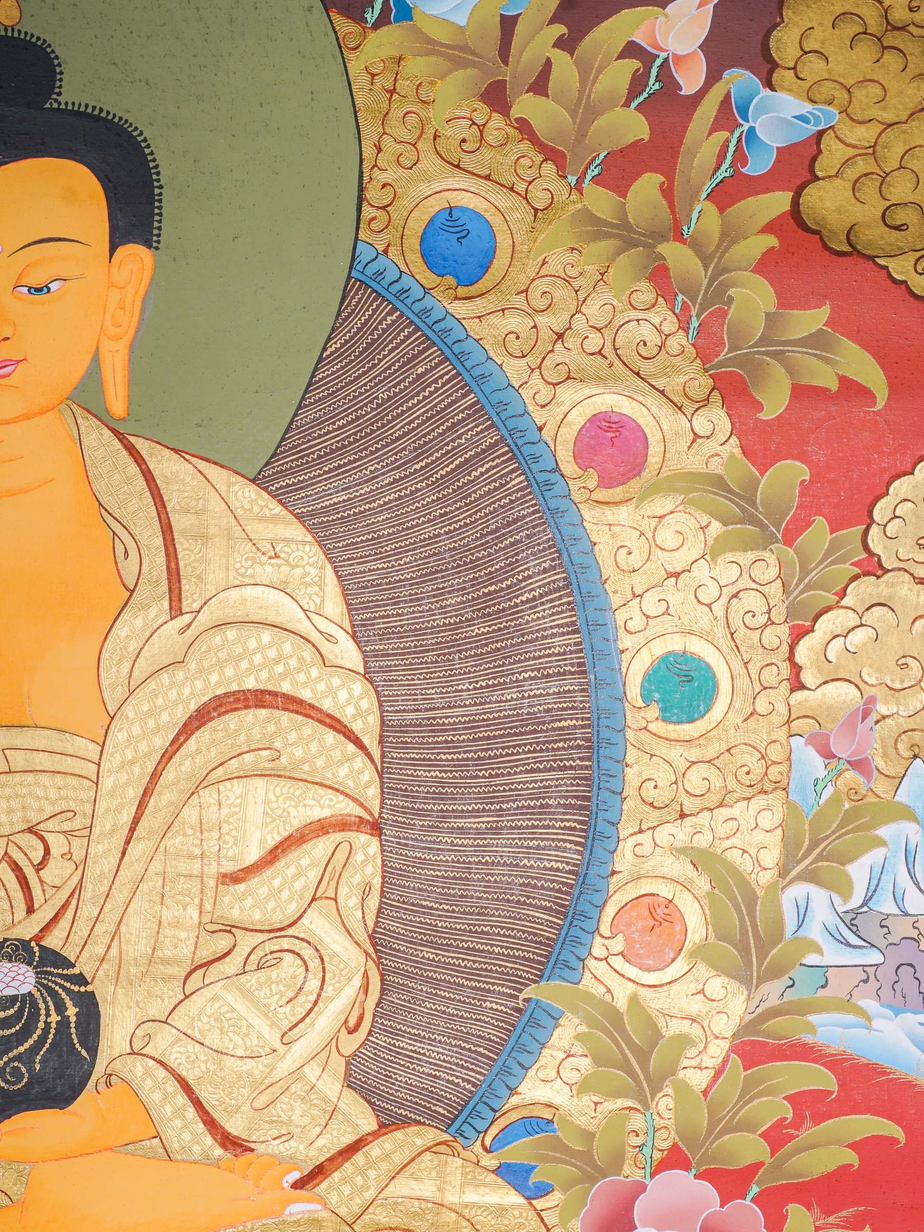 Shakyamuni Buddha Thangka Painting - Lucky Thanka