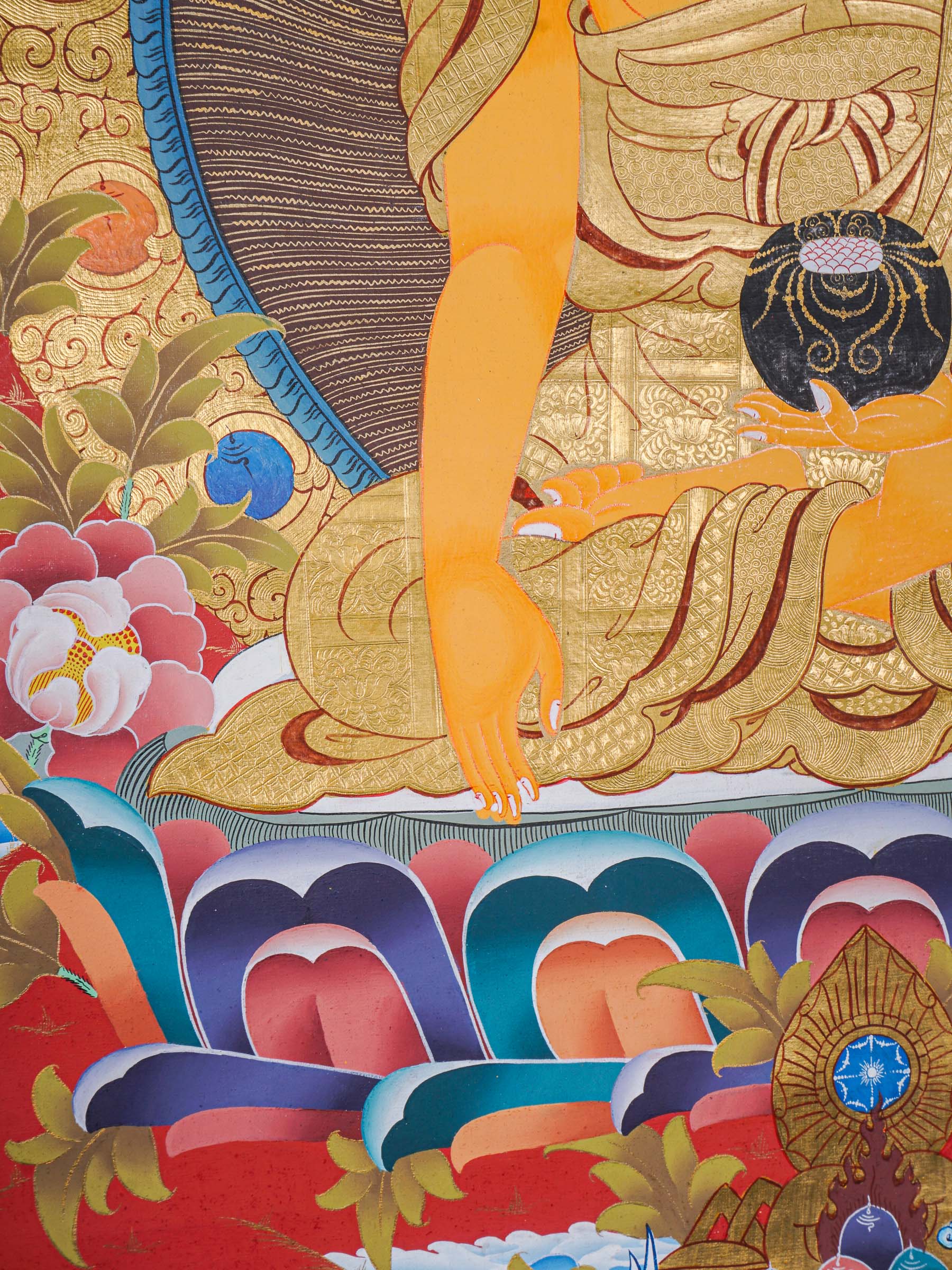 Shakyamuni Buddha Thangka Painting - Lucky Thanka