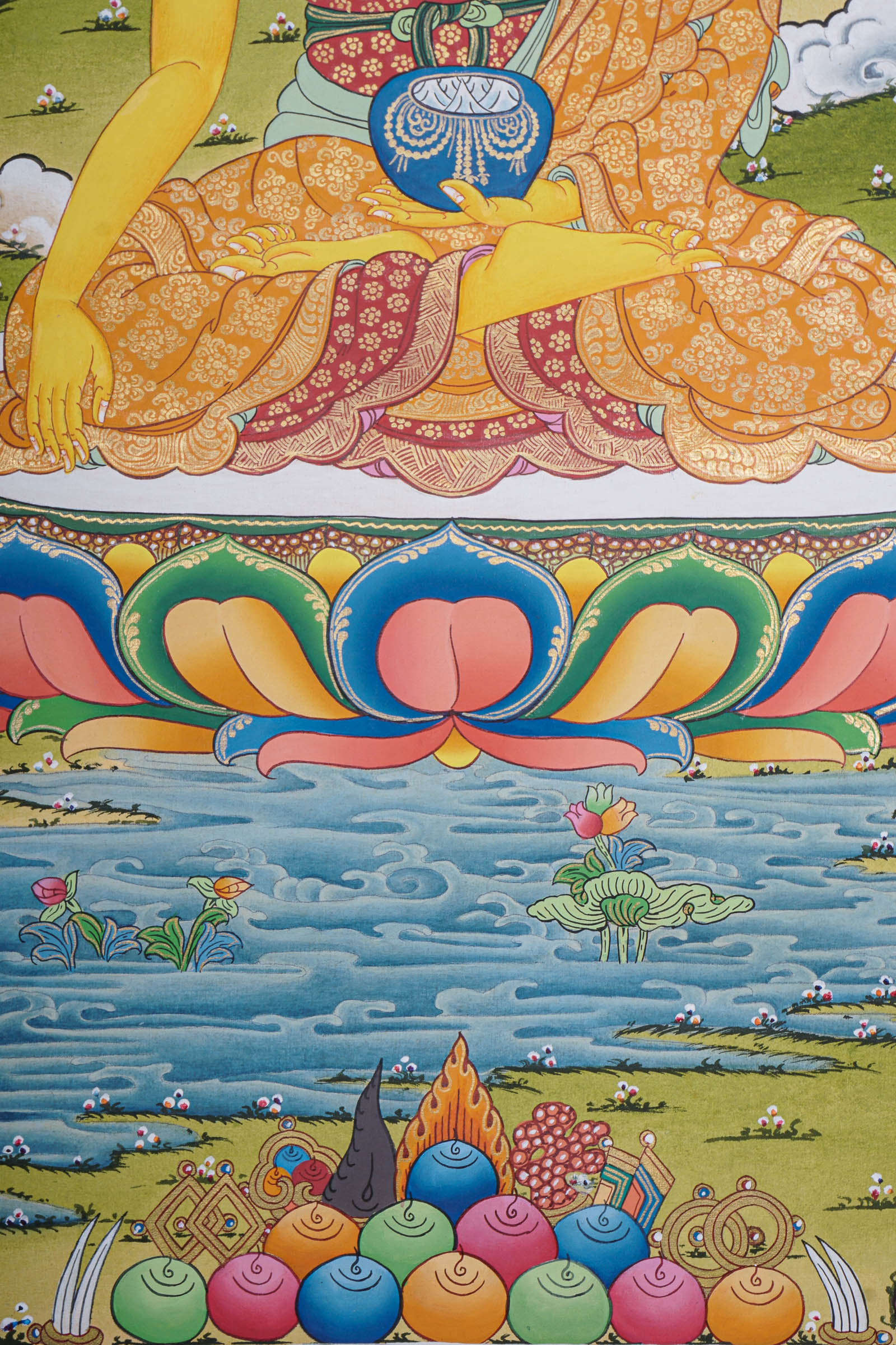 Handpainted Shakyamuni Buddha Thangka Painting