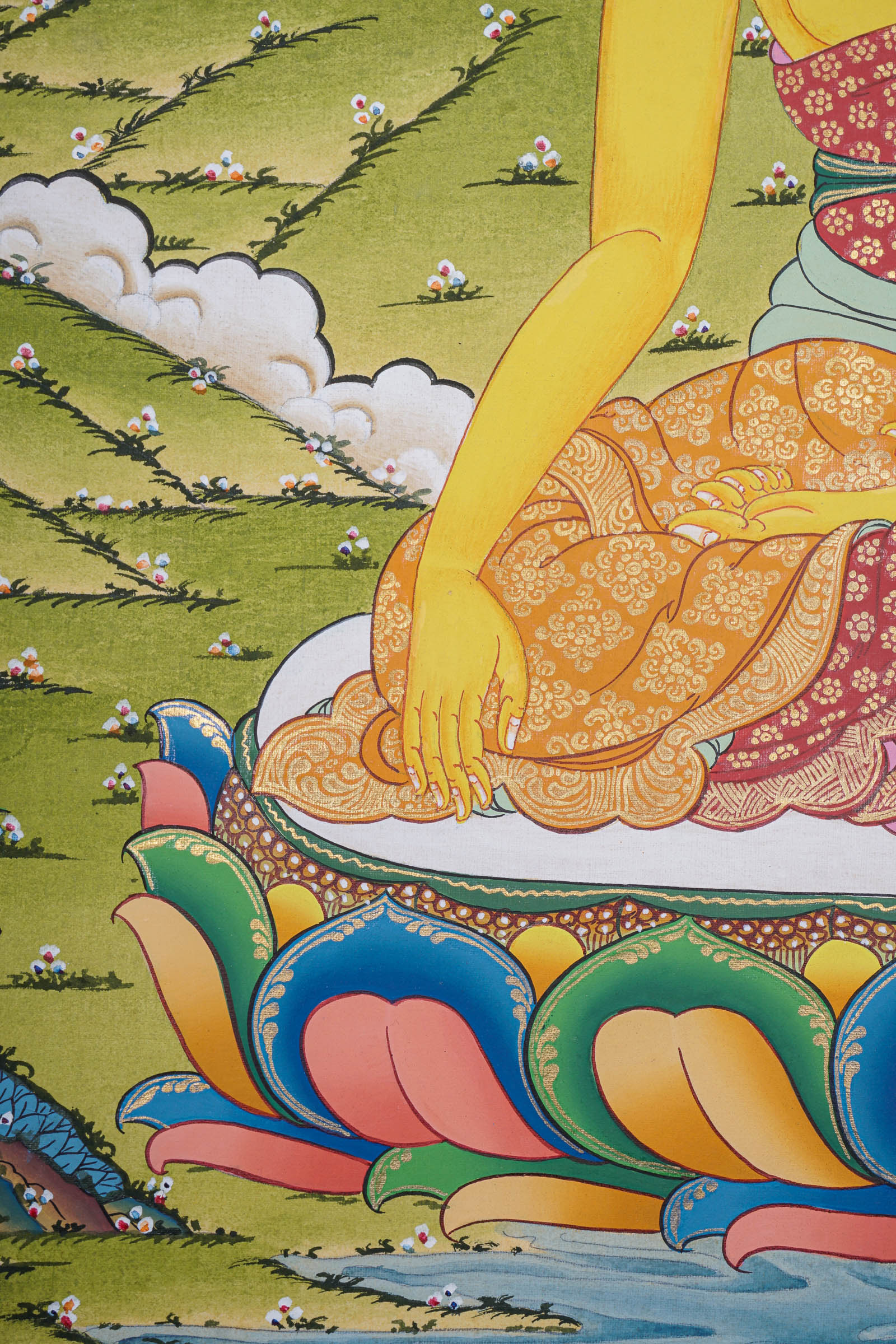 Handpainted Shakyamuni Buddha Thangka Painting