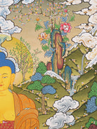 Shakyamuni Buddha Thangka - Tibetan Painting 