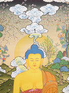 Shakyamuni Buddha Thangka - Tibetan Painting 