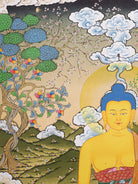 Shakyamuni Buddha Thangka - Tibetan Painting 