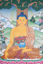 Shakyamuni Buddha Thangka- Tibetan  Painting