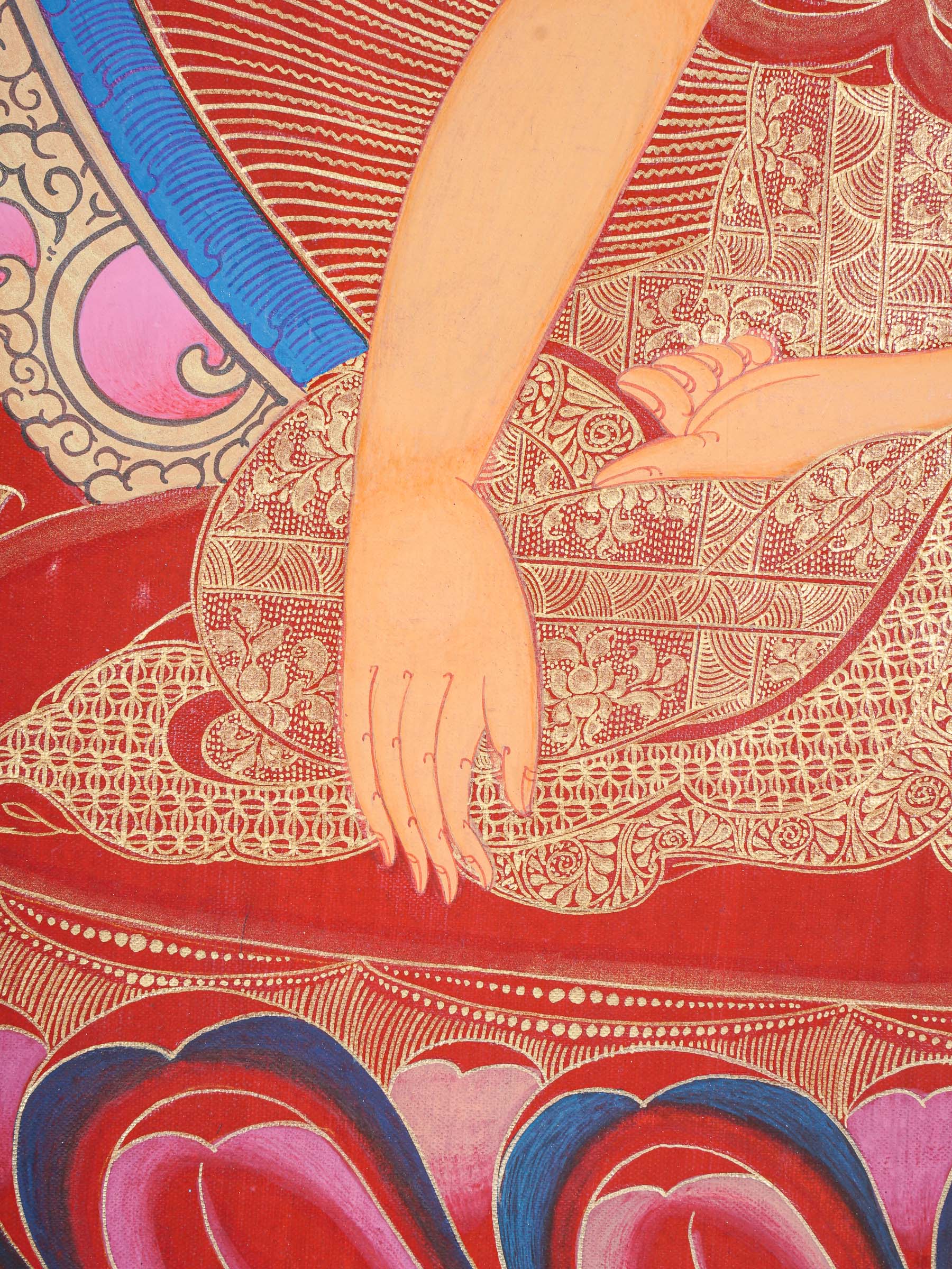 Shakyamuni Buddha Thangka - Tibetan Painting