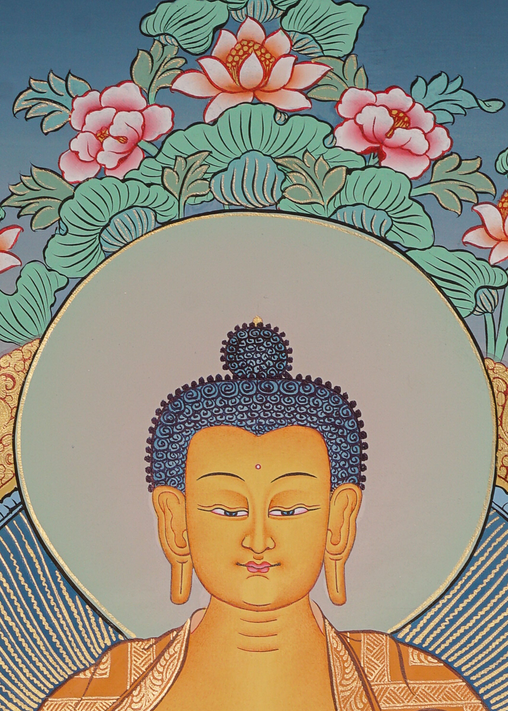 Shakyamuni Buddha Thangka - Tibetan Painting