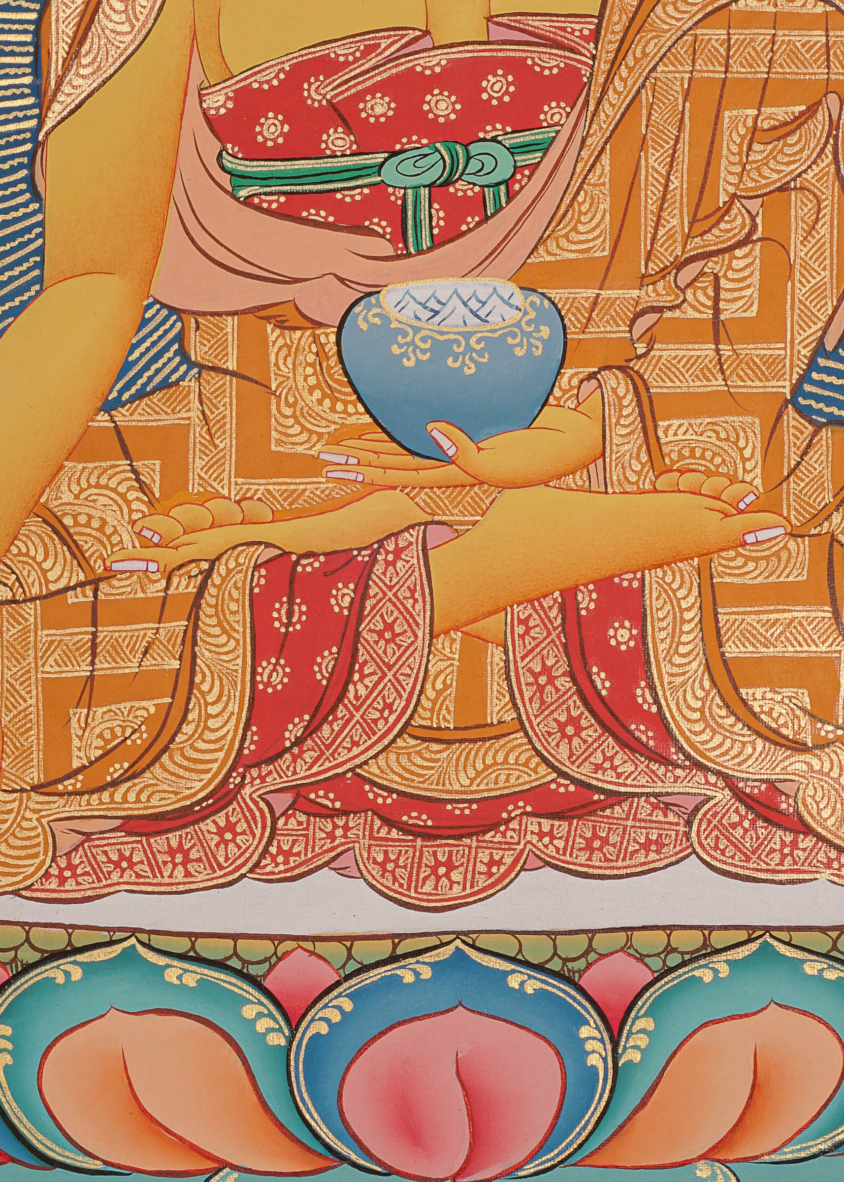 Shakyamuni Buddha Thangka - Tibetan Painting