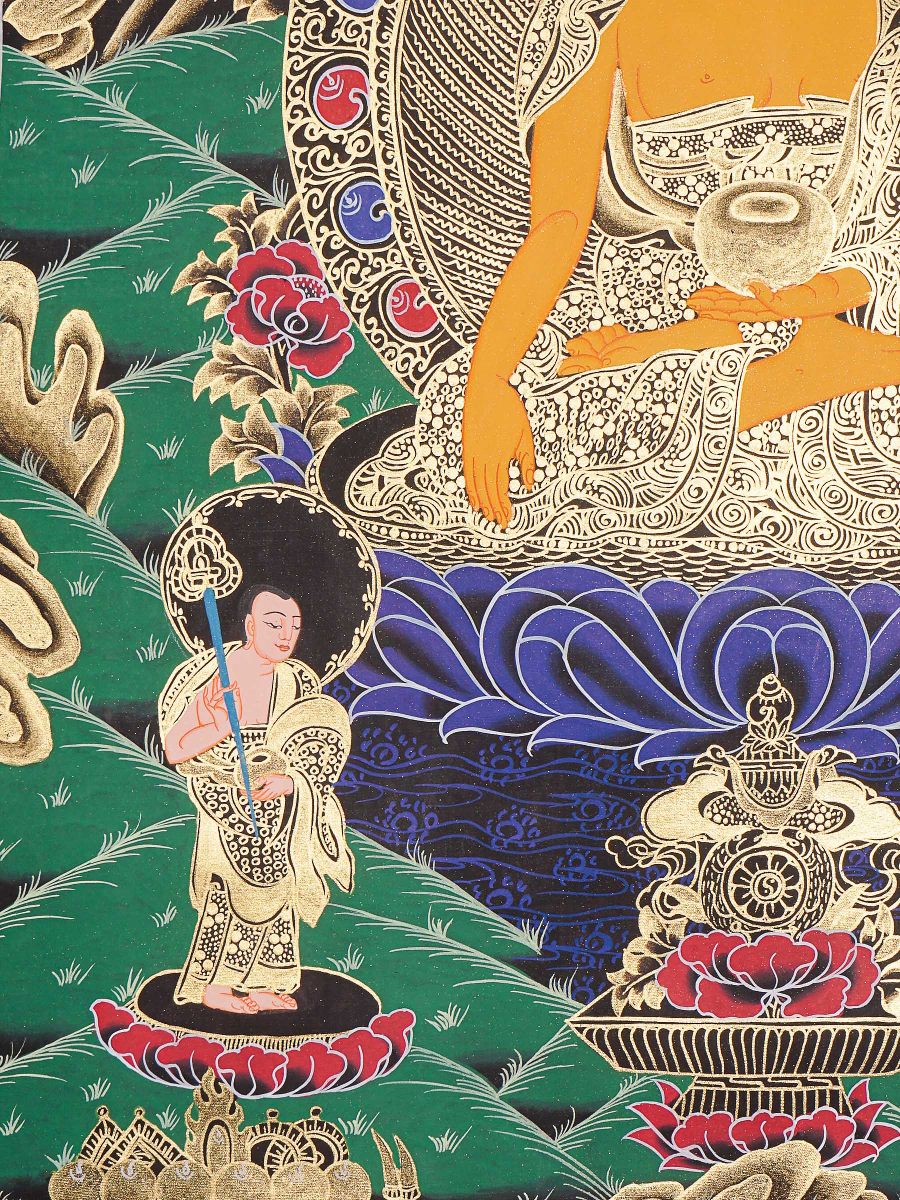 Shakyamuni Buddha Thangka Painting