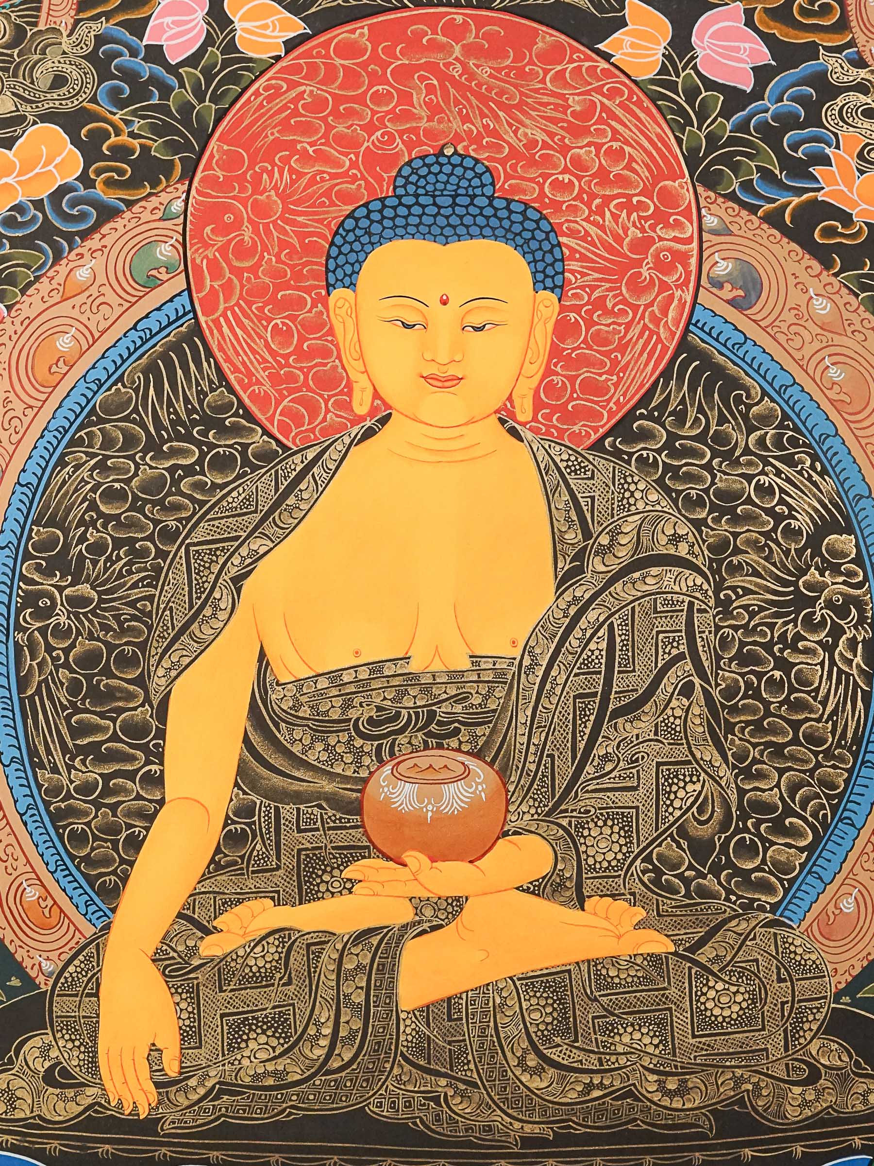 Shakyamuni Buddha Thangka Painting