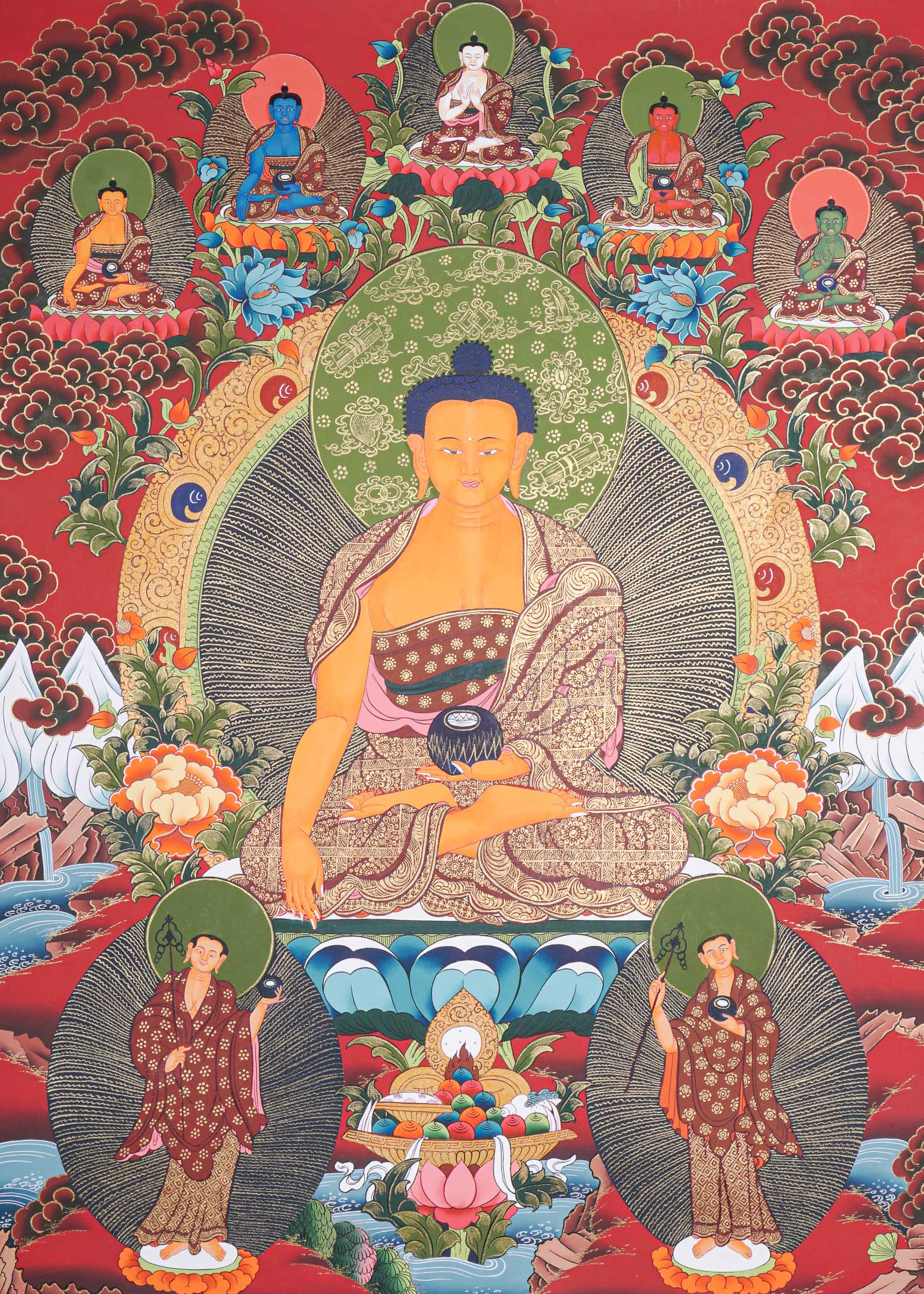 Shakyamuni Buddha Thangka Painting