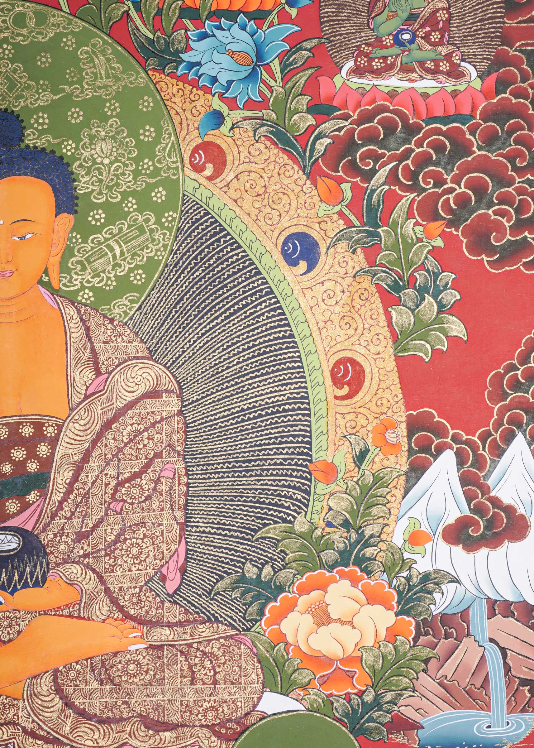 Shakyamuni Buddha Thangka Painting