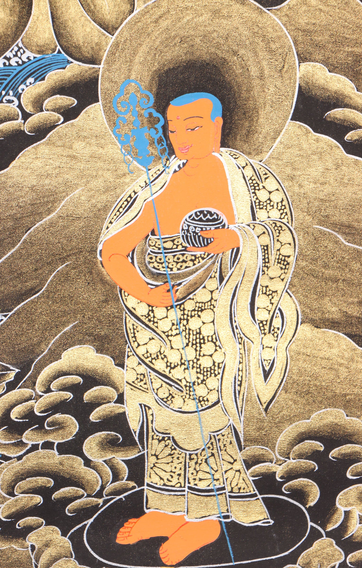 Shakyamuni Buddha Thangka for wall decor and enlightment.