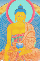Shakyamuni Buddha Thangka for meditation.