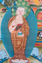 Shakyamuni Buddha Thangka Painting for meditaion.