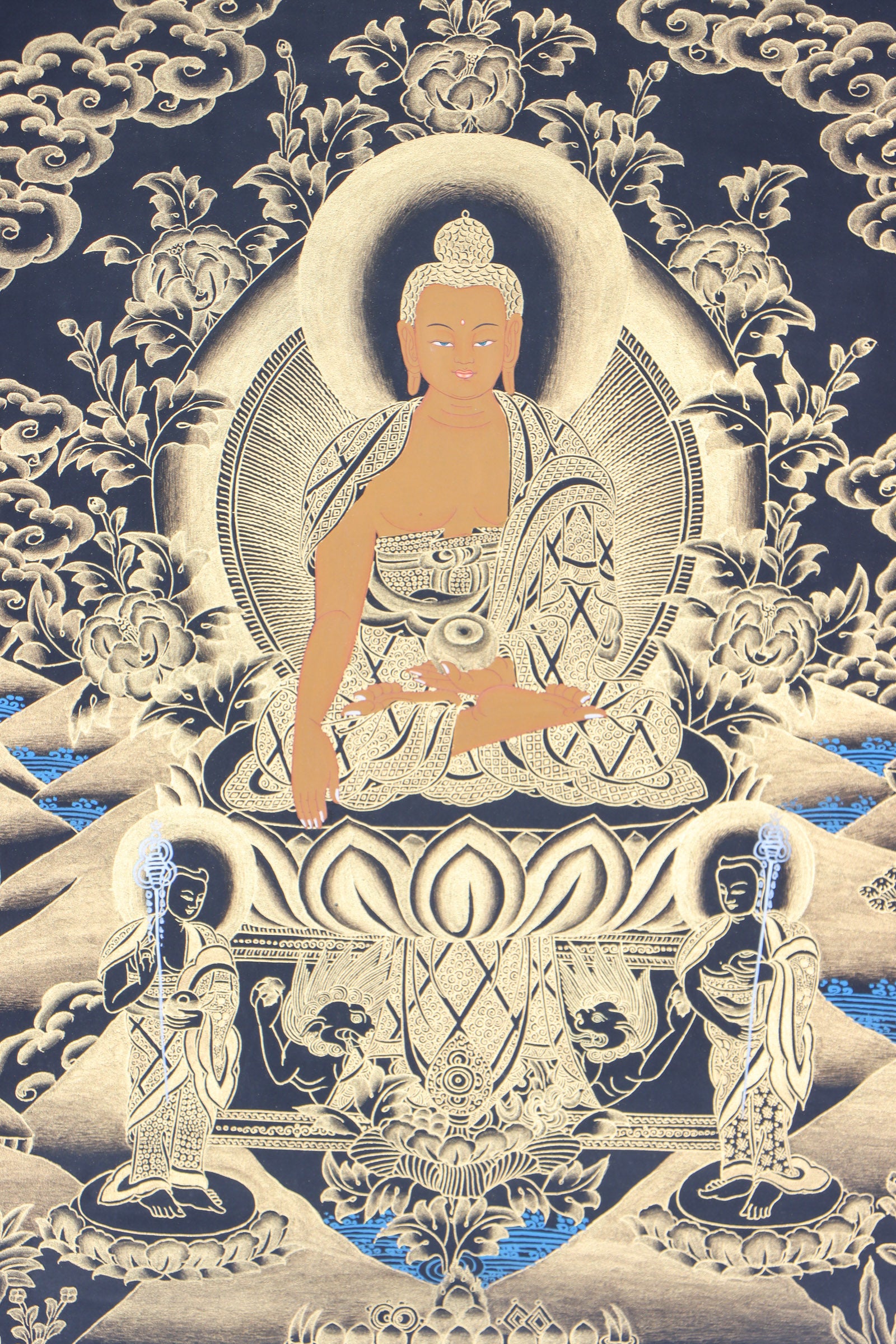 Shakyamuni Buddha Thangka Painting - Lucky Thanka