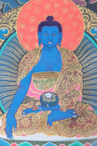 Shakyamuni Buddha Thangka Painting for Buddhism teaching.