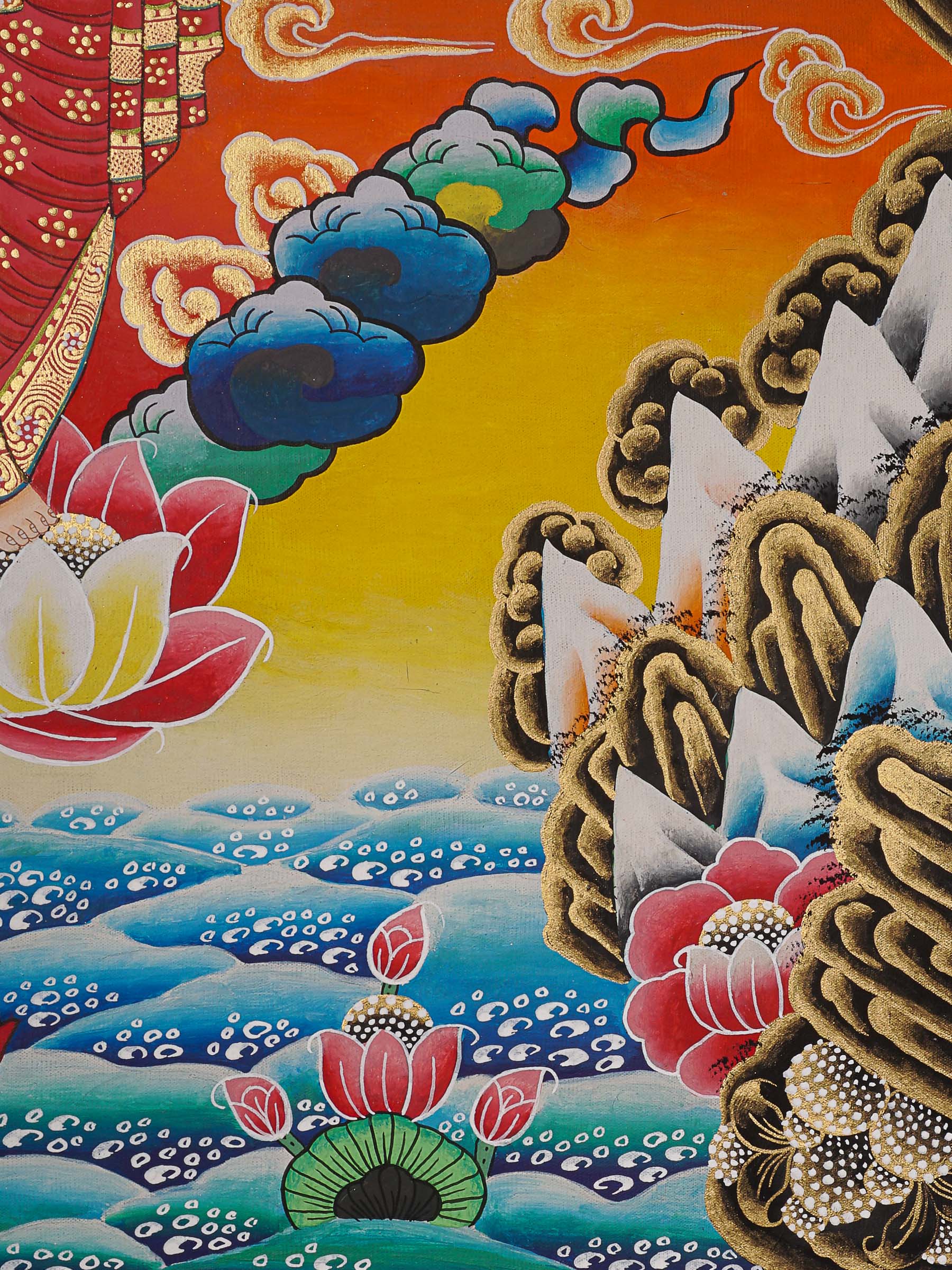 Shiva Shakti Thangka Painting