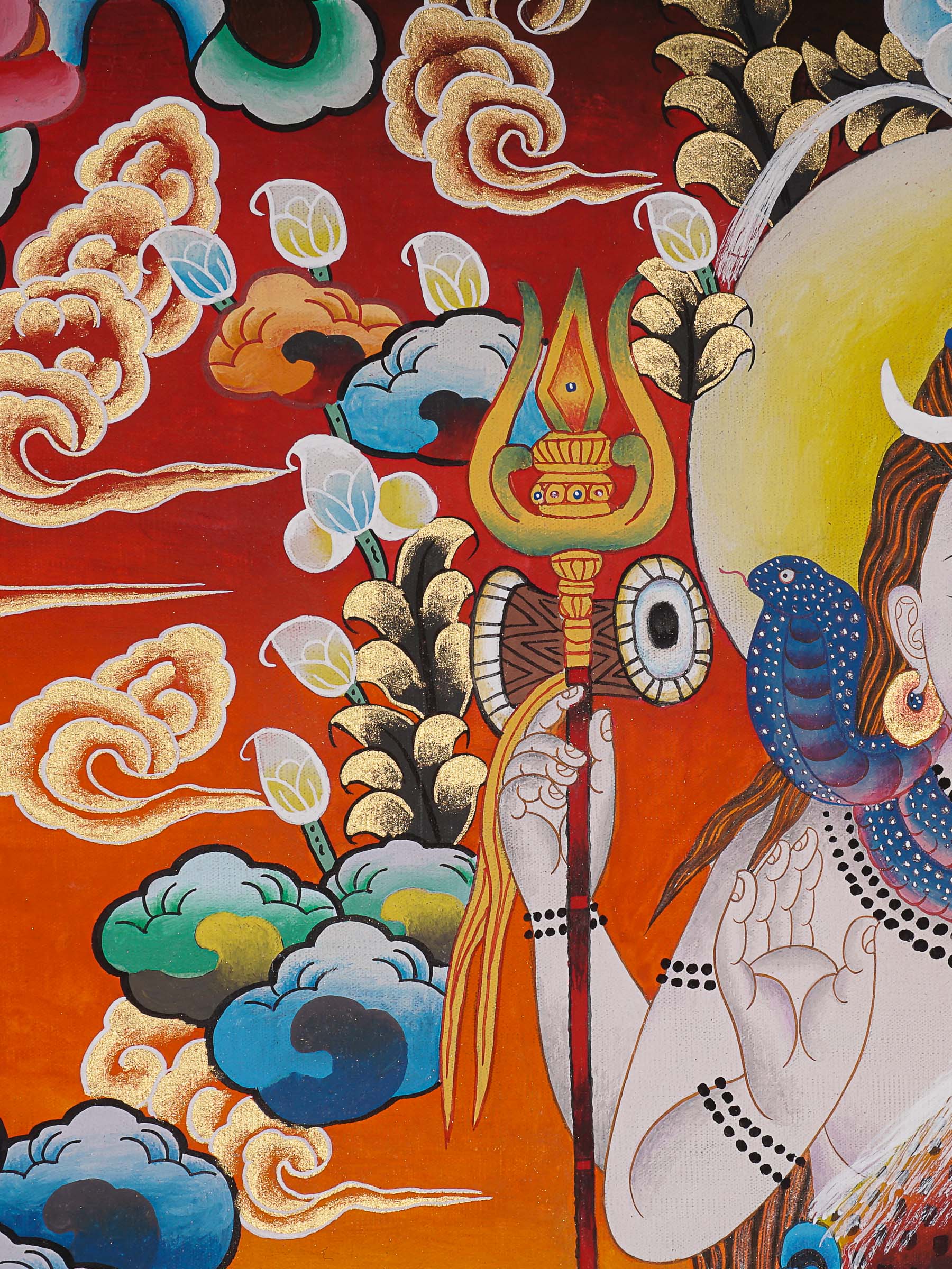 Shiva Shakti Thangka Painting