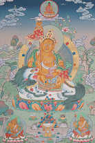 Handpainted Zambala Thangka Painting