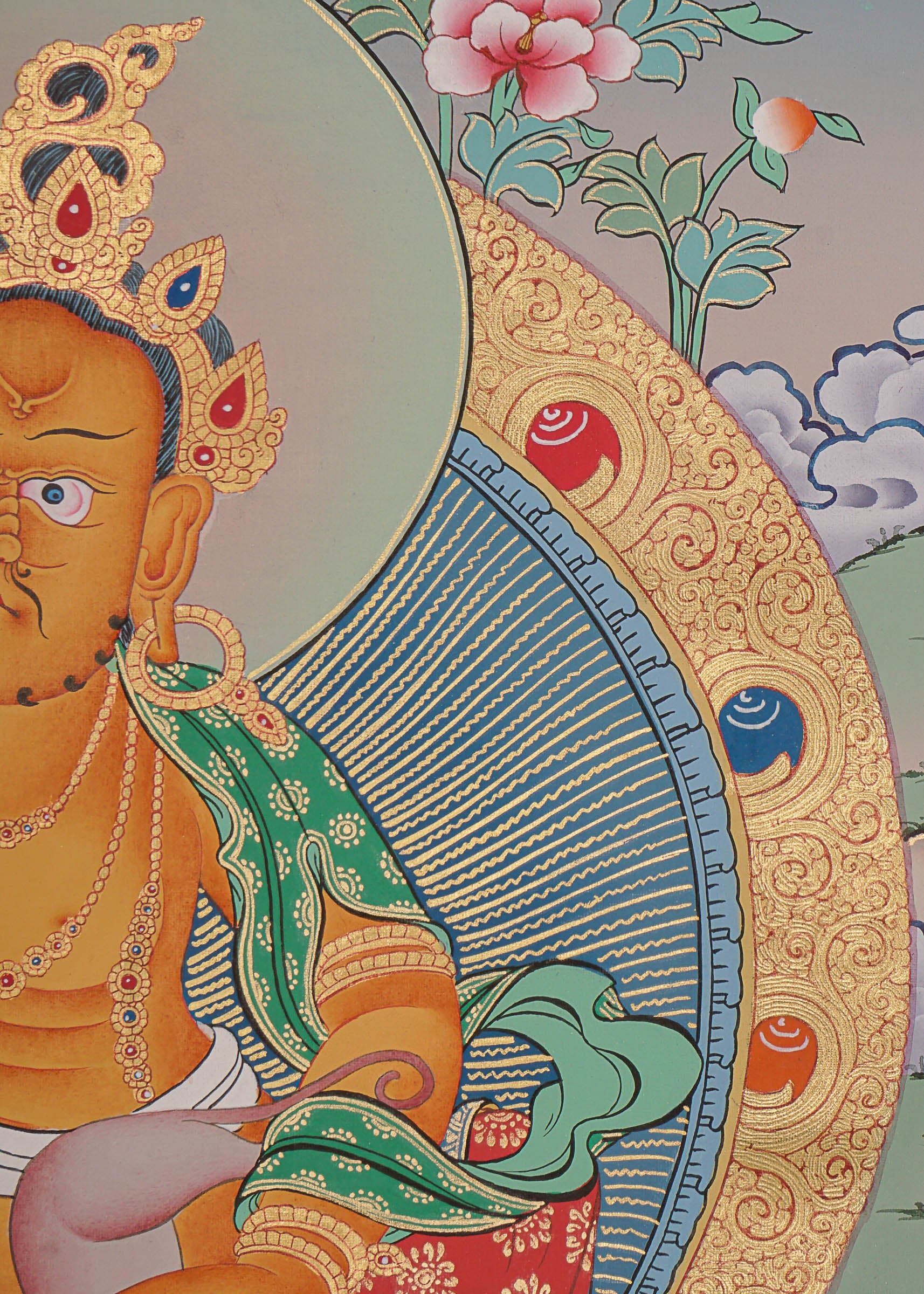 Handpainted Zambala Thangka Painting