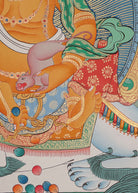 Handpainted Zambala Thangka Painting