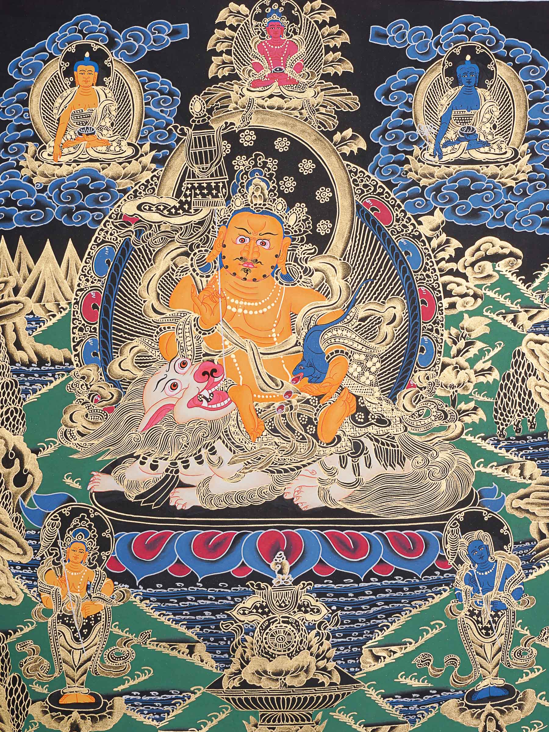 Zambala Thangka Painting