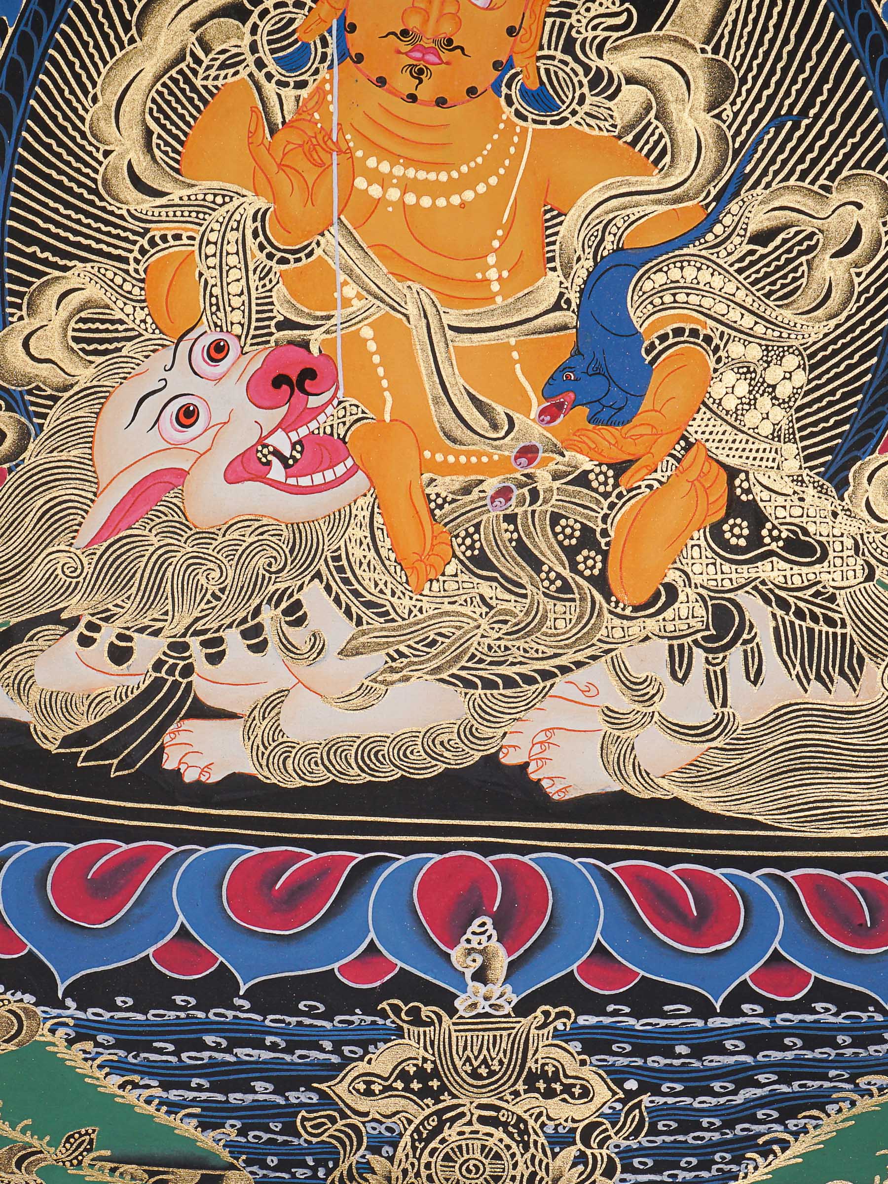 Zambala Thangka Painting