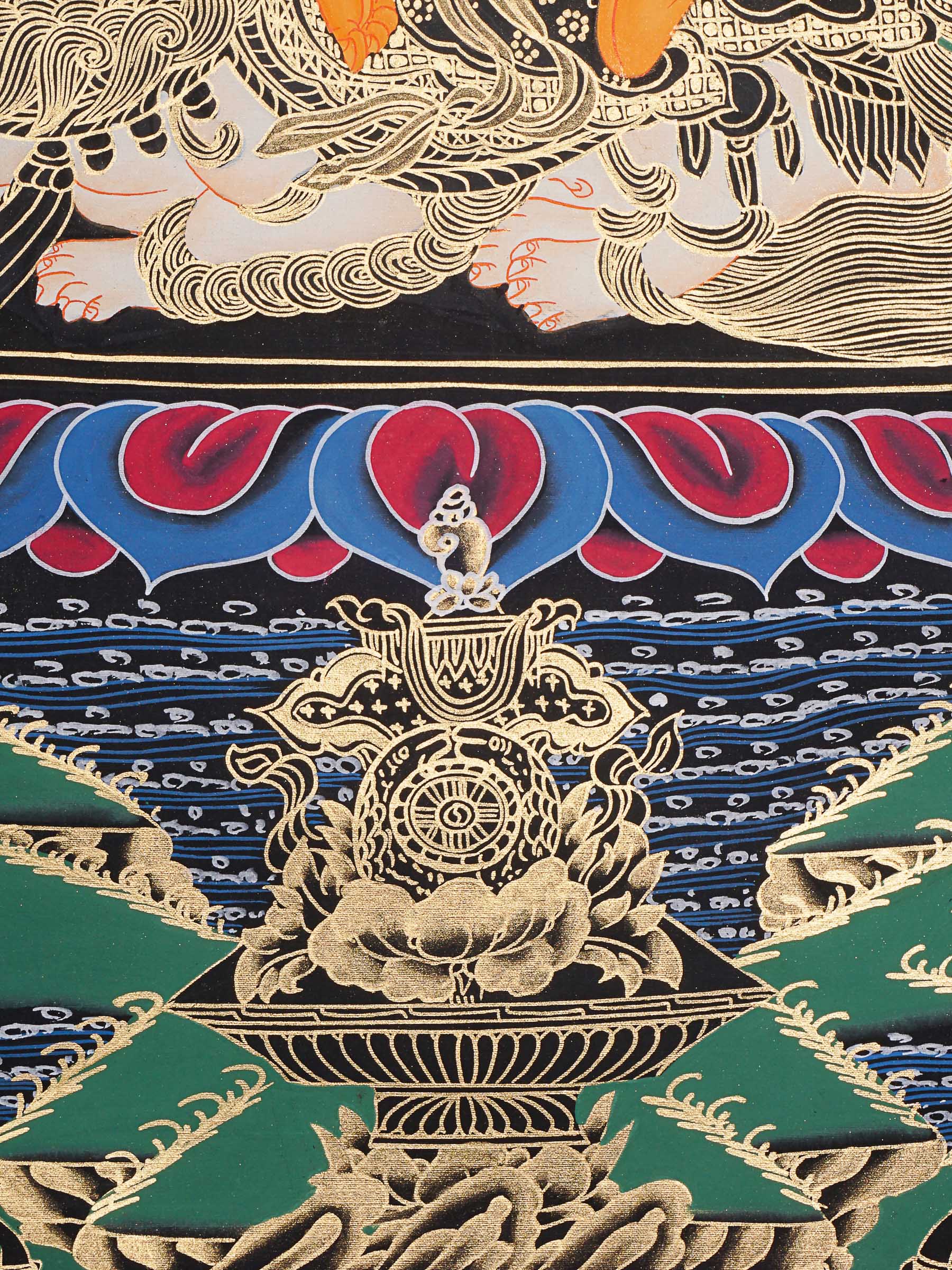 Zambala Thangka Painting