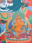 Singha Zambala Thangka Painting