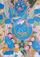 Mahakala Thangka Painting for providing protection and guidance to practitioner.