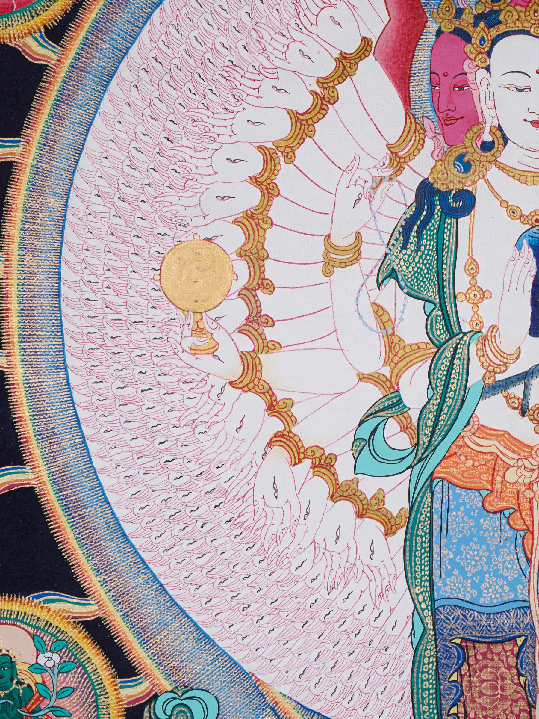 Avalokiteshvara Thangka  Painting 