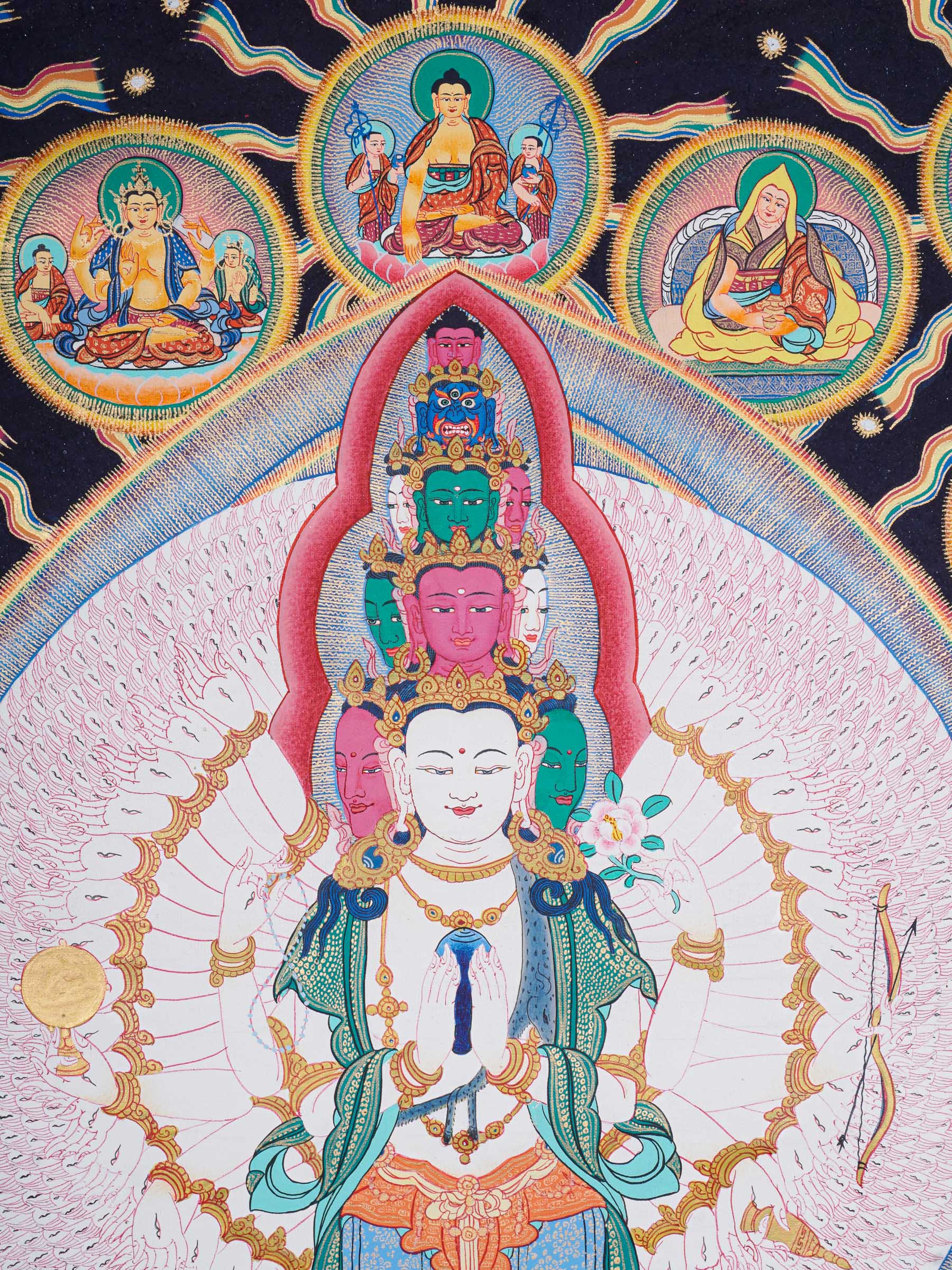 Avalokiteshvara Thangka  Painting 